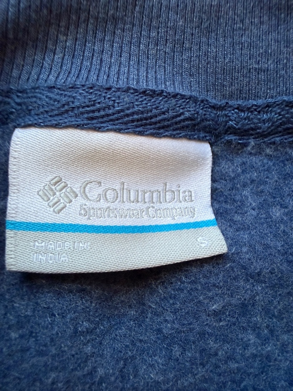 Columbia Men's Crewneck Sweatshirt - Royal Blue - Picture 4 of 4